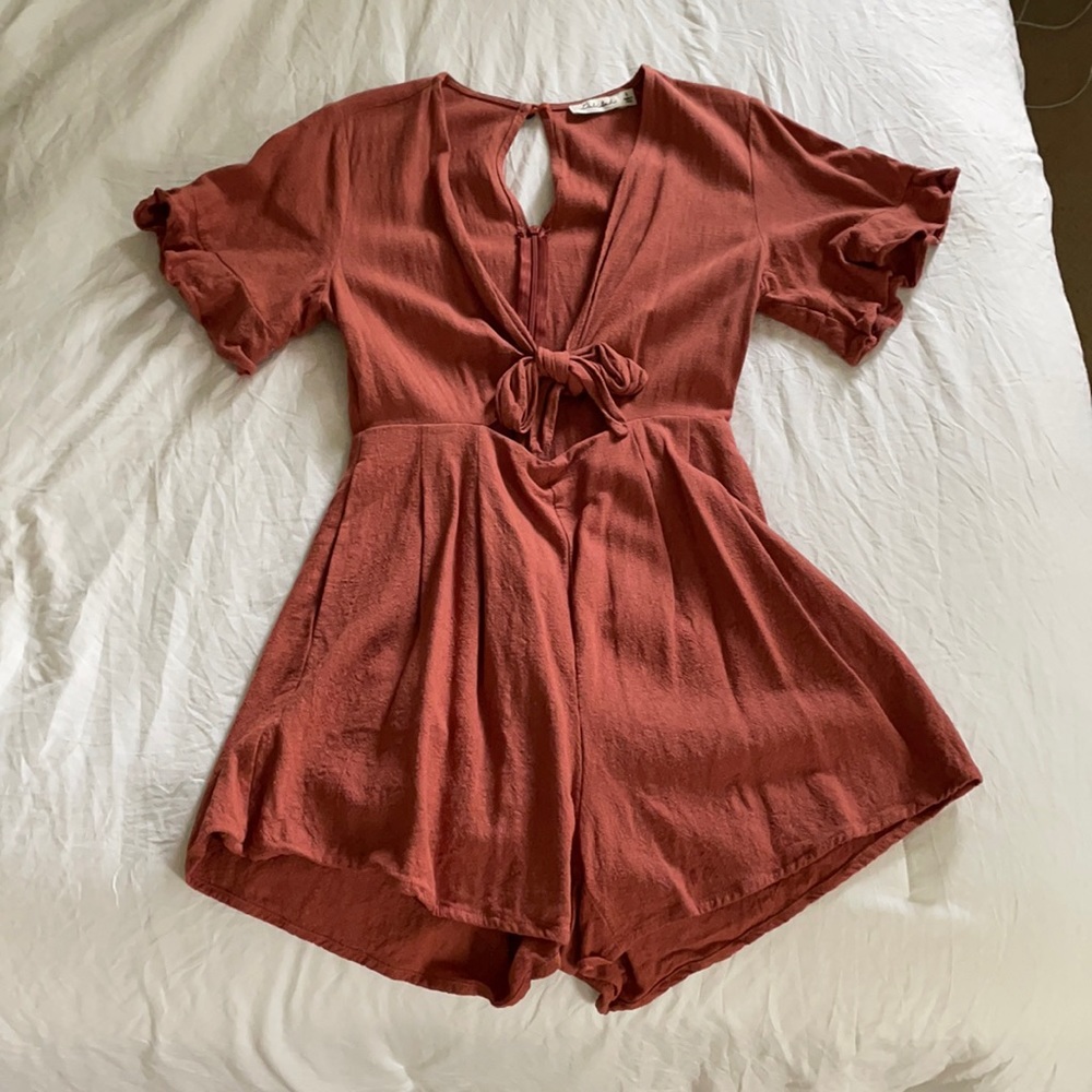 Showpo Rust Playsuit XS